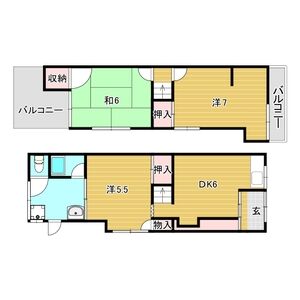 3DK 間取り図