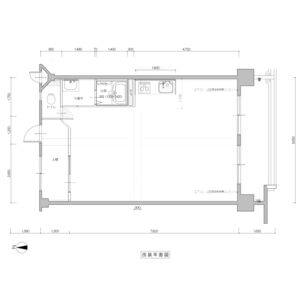 ワンルーム 間取り図