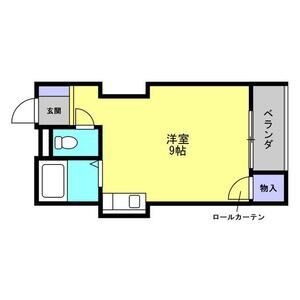 ワンルーム 間取り図