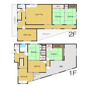 6LDK 間取り図