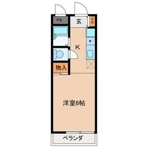 ワンルーム 間取り図