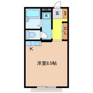ワンルーム 間取り図