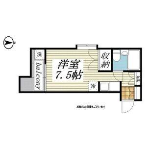 ワンルーム 間取り図