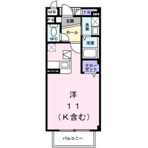 ワンルーム 間取り図