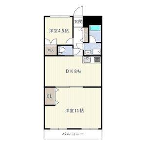 3DK 間取り図