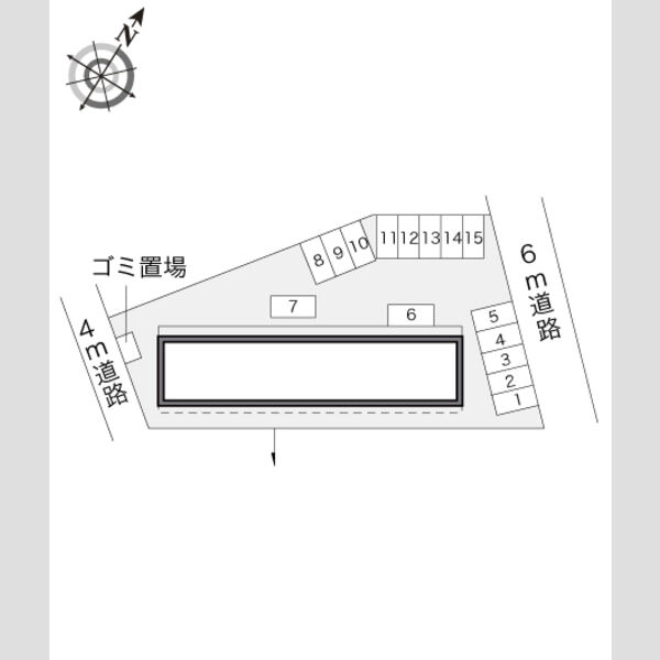 レオパレス中台 室内写真1