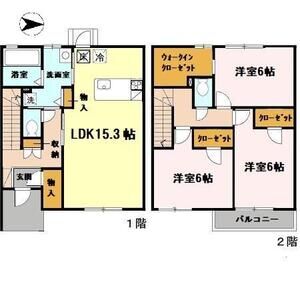 3LDK 間取り図
