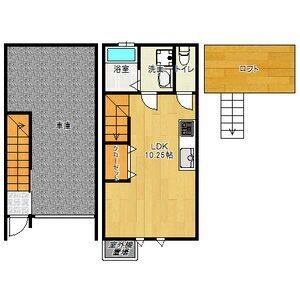 ワンルーム 間取り図