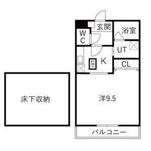 ワンルーム 間取り図