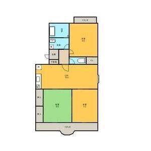 3LDK 間取り図