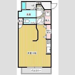 ワンルーム 間取り図