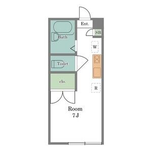 ワンルーム 間取り図