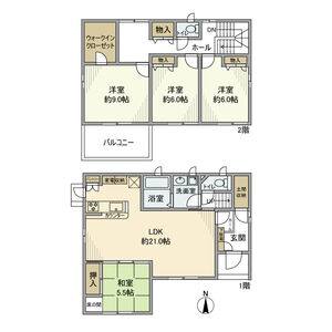 4LDK 間取り図