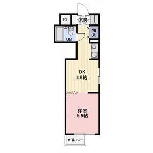 ワンルーム 間取り図