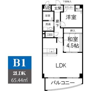 3LDK 間取り図