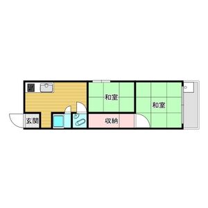 2K 間取り図