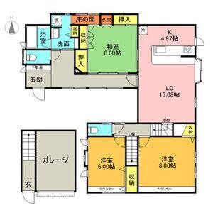 3LDK 間取り図