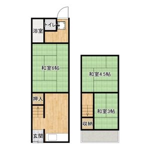 3DK 間取り図