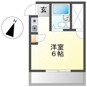 ワンルーム 間取り図