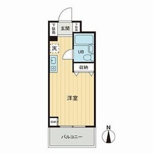 ワンルーム 間取り図