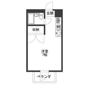 ワンルーム 間取り図