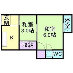 2K 間取り図
