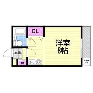 ワンルーム 間取り図