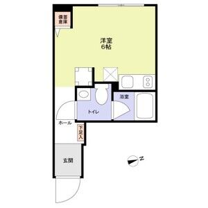 ワンルーム 間取り図