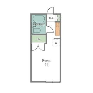 ワンルーム 間取り図