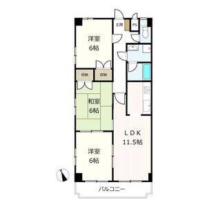 3LDK 間取り図