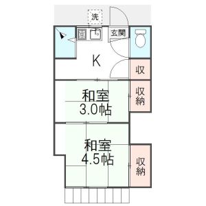 2K 間取り図