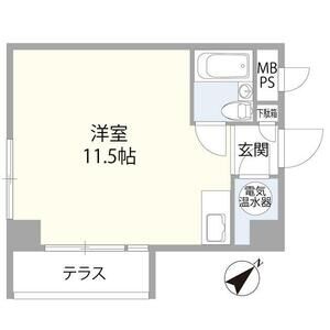 ワンルーム 間取り図