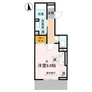ワンルーム 間取り図