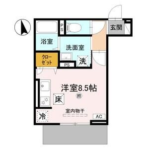 ワンルーム 間取り図