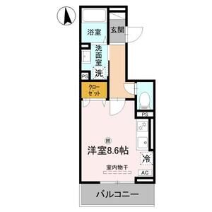 ワンルーム 間取り図