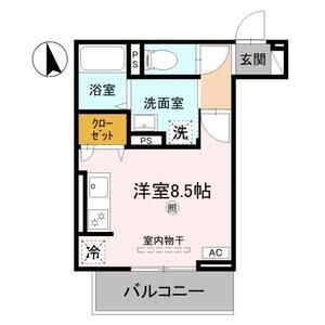 ワンルーム 間取り図