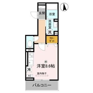 ワンルーム 間取り図