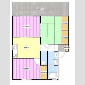 3DK 間取り図