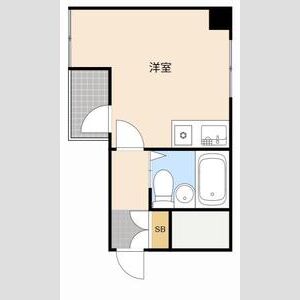 ワンルーム 間取り図