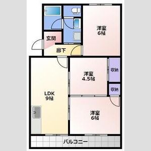 3LDK 間取り図