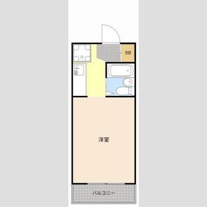 ワンルーム 間取り図