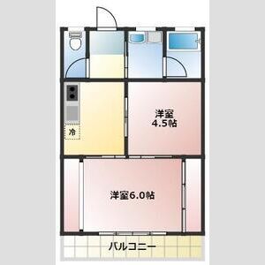 2K 間取り図