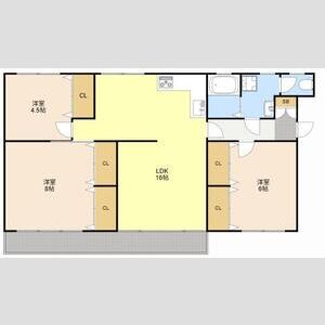 3LDK 間取り図
