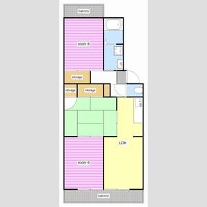 3LDK 間取り図