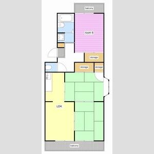 3LDK 間取り図