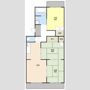 3LDK 間取り図