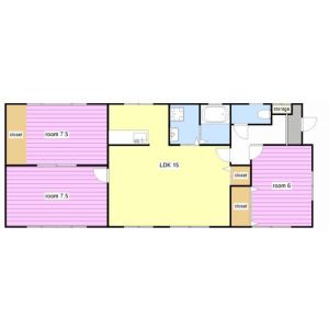 3LDK 間取り図