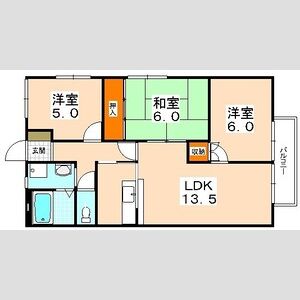 3LDK 間取り図