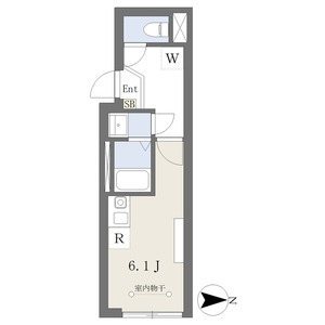 ワンルーム 間取り図