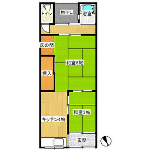 2K 間取り図